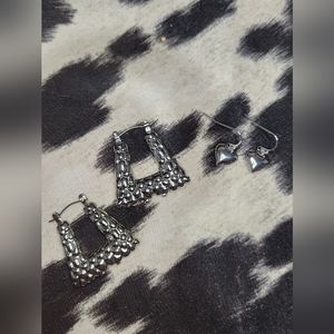 Fashion Silver Earrings Set